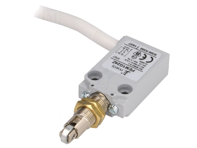 Eindschakelaar; NO + NC; 5A; max.240VAC; max.250VDC; kabel 1 m Eindschakelaar; NO + NC; 5A; max.240VAC; max.250VDC; kabel 1 m